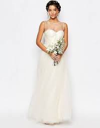 Free delivery and returns (ts&cs apply), order today! Chi Chi London Maxi Brautkleid Aus Tull Asos