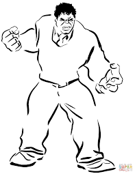Disegno Di Hulk Da Colorare Disegni Da Colorare E Stampare Gratis