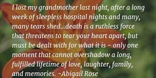 4.7 out of 5 stars 25. Grandma Passed Away Quotes To Honor Their Memories Enkiquotes