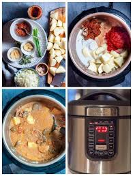 Simply put all the blended ingredients, meat, coconut milk and water into the slow cooker i transferred the rendang to the pressure cooker after step 4 to tenderize the beef. Beef Rendang Pressure Cooker My Sugar Free Kitchen