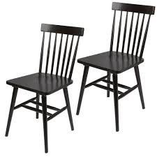Better Homes Gardens Gerald Black Dining Chairs Set Of 2 Walmart Com Black Dining Chairs Dining Chairs Dining Chair Set