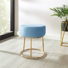 Free shipping on orders over $35. Linon Carly Metal Accent Vanity Stool In Light Blue Cymx1953