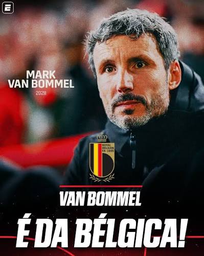 VAN BOMMEL &Eacute; O NOVO T&Eacute;CNICO DA B&Eacute;LGICA! 🇧🇪 👔 A Federa&ccedil;&atilde;o Belga de Futebol anunciou Mark van Bommel como novo treinador da sele&ccedil;&atilde;o. O ex-meio-campista da Holanda assinou contrato por dois