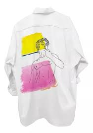 Camisa Estampada Oversize David- Babe