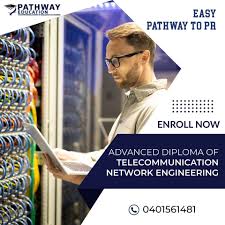 New Pathway To Pr Through Advance Diploma Course In Telecommunication Engineering Education Marketing Jobs Network Engineer