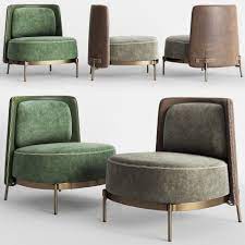 Model 3d Armchair Minotti Tape Luxury Chair Design Furniture Design Chair Interior Design Chair