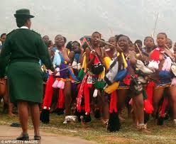 Looking back now swaziland was not quite as modern as we thought that day. Topless Virgins Parade In Front Of Swazi King To Celebrate Chastity And Unity Daily Mail Online