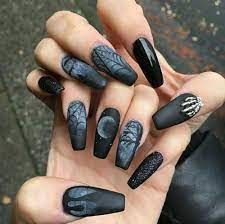 Matte nails are one of the hottest trends inwinter and spring, and it will be the right choice for you especially if you get bored of just try these cool matte nail art ideas for a chic, modern manicure. Great Designs With Matte Nail Polish