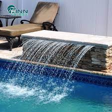 Relax with our swimming pool waterfalls from inyopools.com with our low cost pool waterfalls. China Hot Sale Swimming Pool Home Decoration Waterfall Water Blade Fountain China Indoor Waterfall And Home Decoration Watefall Price