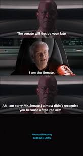 The Red Arm Is A Pathway To Many Memes Some Consider To Be Unnatural You Probably Don T Recognize Me Because Of The Red Arm Star Wars Humor Star Wars Jokes