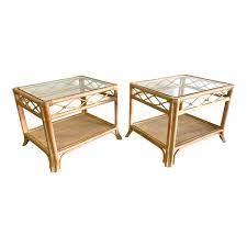 4.7 out of 5 stars 246. Rattan And Glass End Tables A Pair Chairish