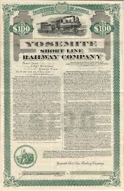 yosemite short line railway co. first