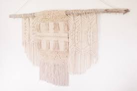 Gather your craft tools and materials. Diy Modern Driftwood Macrame Wall Hanging Justinecelina