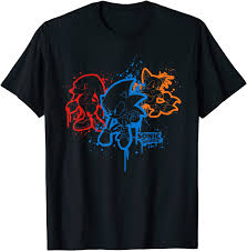 Restposten · preisvergleich · schnäppchen · beliebte angebote Sonic Friends Spray Paint T Shirt Amazon De Bekleidung