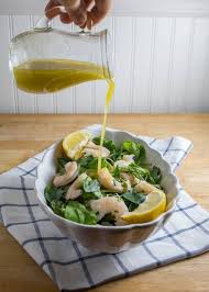 Recipe Shrimp Arugula Salad With Preserved Lemon Dressing Recipe Arugula Salad Recipes Dinner Bowls