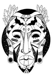 Artwork African Art Black And White Kenalsworld Kenal Louis Visual Illustration Artist African Artwork Masks Art African Art For Sale