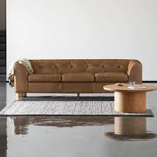 Maybe you would like to learn more about one of these? Kotka Tobacco Tufted Leather Sofa Reviews Cb2