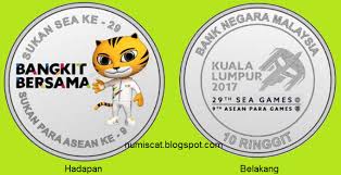 «tahniah malaysia atas kejayaan sukan sea ke 29. Numiscat Mycc 2017b Sukan Sea Ke 29 Sukan Para Asean Ke 9