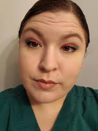 Watercolor Portrait of a Young Lady with Green Eyes