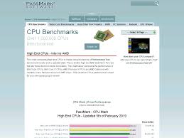 Www Cpubenchmark Net Passmark Software Cpu Benchmark Charts