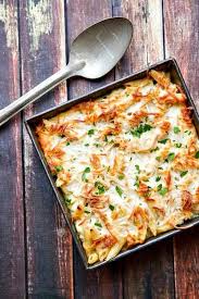 The recipe itself is very simple, but the sauce turned out to be delicious and the mozzarella really accents the taste. Chicken Alfredo Pasta Bake The Wicked Noodle