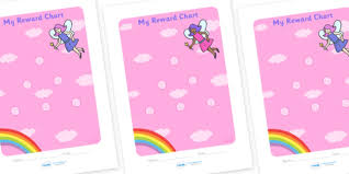 Free Fairy Sticker Reward Chart 15mm Fairy Reward