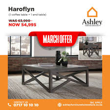 Coffee table or also called a coffe table to be very hit in the present era. Ashley Furniture Homestore Kenya On Twitter Unmissable March Offers On Coffee Tables Harofyln Coffee Table Set Was 63 990 Now 54 995 Luvoni Coffee Table Set Was 69 995 Now 55 995 Tessani Coffee Table Set