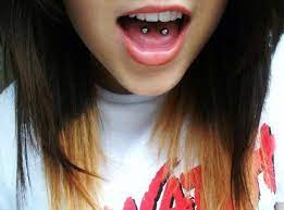 Double Tongue Piercing Tongue Piercing Double Tongue Piercing Piercings