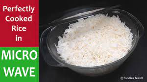 How To Cook Rice In A Microwave / Perfect Rice In Microwave / Basmati Rice  In Microwave Oven - Youtube