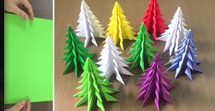 Come see how to make a thankful tree (a great family tradition). How To Make 3d Paper Christmas Trees Diy Ways