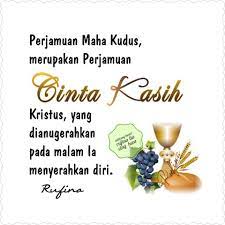 With My Heart Selamat Hari Kamis Putih Tym Kamis 29 Maret 2018 Malam Kamis 1 Korintus Tuhan Kata Kata