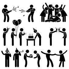 Friend Friendship People Party Celebration Celebrate Festival Etsy Birthday Icon Pictogram Party Icon