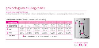 42 True To Life Mediven Compression Stocking Size Chart