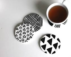 Our range of table coasters are intricately cut to feature etched design and pattern that will not only complement your coffee mugs, but also love & protect your flaunt upscale table etiquettes with the exquisite assortment of coasters by india circus. Diy Coasters Homemade Coaster Gifts