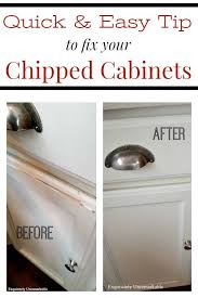 How To Touch Up Chipped Cabinets With A Paint Pen Modern Home Furniture Home Improvement Projects Home Improvement