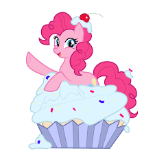Pinkie Pie And Giant Cupcake By Lelittleluna On Deviantart My Little Pony Pictures My Little Pony Party My Little Pony Birthday Party