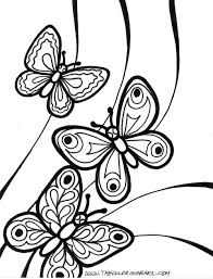 If you like this free printable butterflies tracing coloring page you will love these too. Pin On Adult Coloring Pages