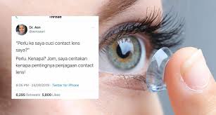 Cara memakai dan merawat lensa kontak agar mata tidak iritasi. 4 Tip Kalau Tak Nak Mata Rosak Tread Doktor Ini Untuk Korang Yang Pakai Kanta Lekap Remaja
