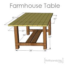 Diy Outdoor Farmhouse Table Farmhouse Table Plans Outdoor Farmhouse Table Diy Farmhouse Table