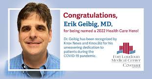 We are so excited to announce that our own Dr. Geibig was named a 2022  Health Care Hero by Knox.biz! Congratulations! Read the full story here:  https://www.knoxnews.com/story/money/2022/07/13/health-care-heroes-2022-knox-news-knox-biz/10028047002/