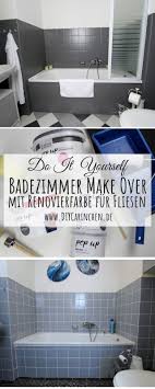 Diy Badezimmer Streichen Und Renovieren Mit Fliesenfarbe Badezimmer Renovieren Badezimmer Streichen Badezimmer