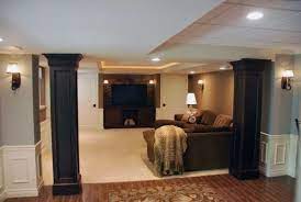 Basement poles are also referred to as lally columns, especially in the uk. Top 50 Best Basement Pole Ideas Downstairs Column Cover Designs