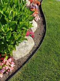 Unbreakable Landscape Edging Recycled Black Plastic Gardeners Com Landscape Edging Landscaping With Rocks Front Yard Landscaping Design