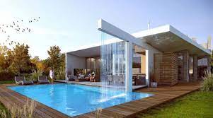 Maybe you would like to learn more about one of these? Maison Design Avec Piscine Fontaine House Designs Exterior Dream House Exterior Architect House