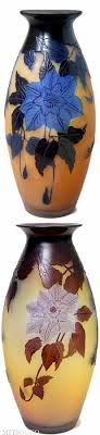Emile Galle Clematis Vase Glass Art Vases Decor Art Nouveau