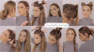 Cute hairstyles no heat, haircuts and hairstyles are very important in reflecting the appearance of women. Easy Heatless Hairstyles Haar Styling Frisuren Einfach Teenager Frisuren