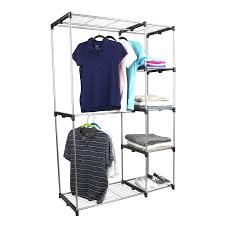 Max discount is $100 with this offer. Home Basics Grey Plastic Clothing Rack In The Clothing Racks Portable Closets Department At Lowes Com