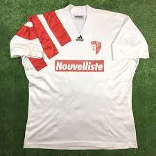 Football club de sion, commonly known as simply fc sion or sion, is a swiss football team from the city of sion. Sion Home Football Shirt 1994 1995 Sponsored By Nouvelliste