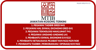 5, jalan padi mahsuri bandar baru uda, 81200 johor bahru, johor, malaysia. Jawatan Kosong Terkini Lembaga Perindustrian Kayu Malaysia Mtib Kekosongan Jawatan Pentadbiran Pengurusan 2018 Kerja Kosong Kerajaan Swasta