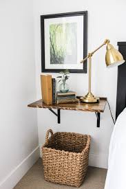 It is a versatile unit that you can use on flat base beds, under mattress hanging shelf, and bedside caddy organizer. 21 Diy Floating Nightstands Floating Shelf Nightstand Ideas